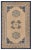 19th Century Chinese Peking Carpet ( 4'2" x 6'8" - 127 x 203 ) Ivory Beige Cream White 1890s Antique Wool Rectangle Hand...