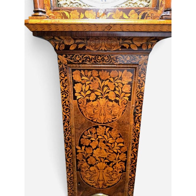William & Mary Marquetry Longcase Clock by Joseph Windmills London, 1690 For Sale - Image 17 of 18