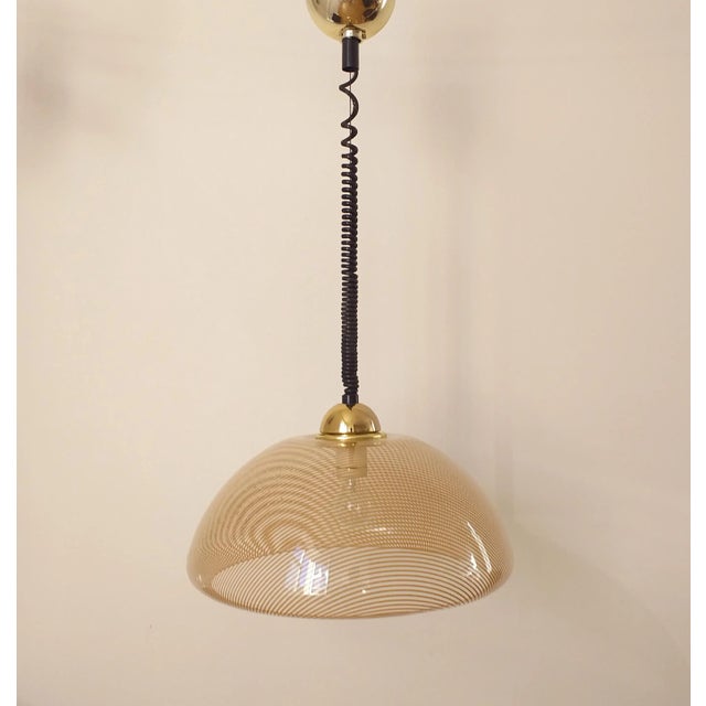 Italian Space Age Pendant Lamp, 1970s For Sale - Image 11 of 11