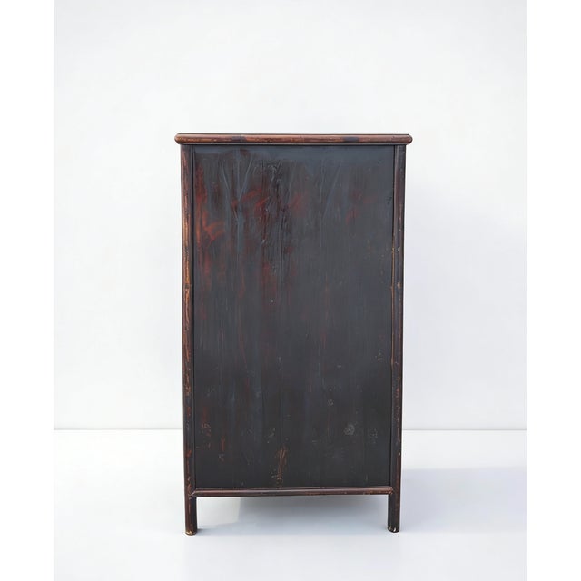 Early 19th Century Classic Square-Corner Catalpa Armoire For Sale - Image 5 of 5
