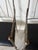 Vintage Alberto Orlandi Giacometti-Style Metal Armchairs With Black Leather Seats – Pair For Sale - Image 10 of 17