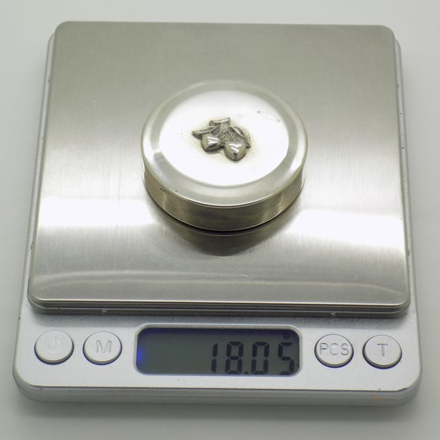 Vintage Italian Handmade 925 Sterling Silver Pill Snuff Trinket Box, Alessandria, 1970s For Sale - Image 13 of 17