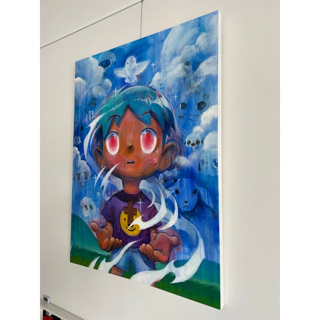 Abba Father by Felix Abcede (2025) , Acrylic on Canvas For Sale - Image 4 of 6