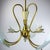 Antique Brass and Glass Chandelier in the style of Pietro Chiesa for Fontana Arte, Italy, 1930s For Sale - Image 14 of 18