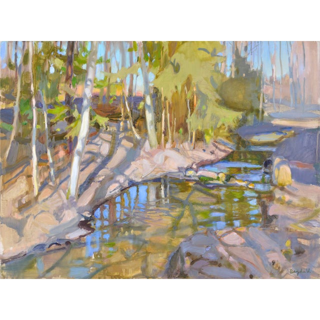 Valery Bayda, In the April Sun, 2025, Oil Painting on Canvas For Sale - Image 4 of 4