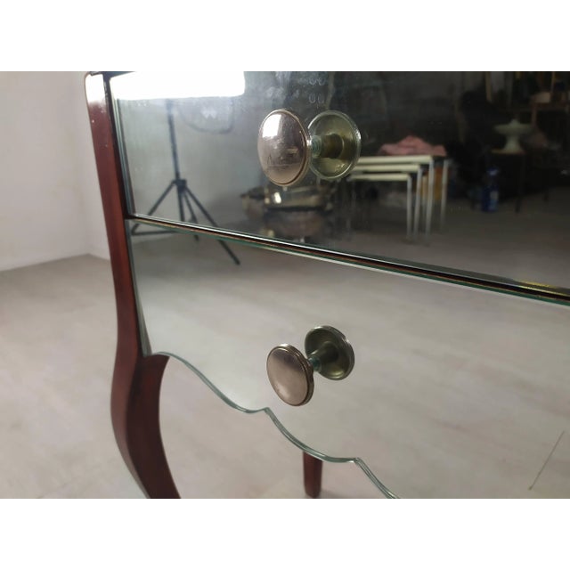 Vintage Mirrored Nightstand For Sale - Image 12 of 15