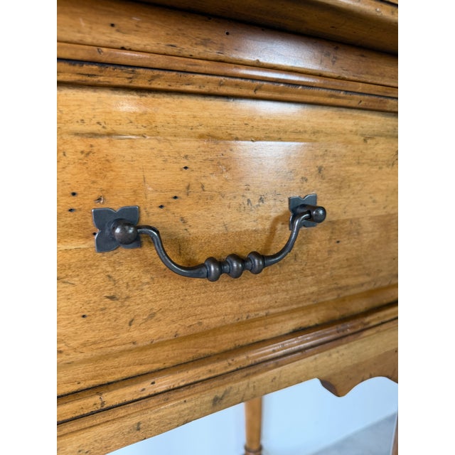 Vintage Mediterranean Spanish Colonial Style Three-Drawer Console Table For Sale - Image 13 of 18