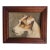 Vintage Oil on Canvas Portrait of a Wire Hair Jack Russell Terrier For Sale