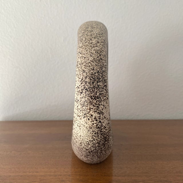 Ceramic Mid Century Japanese Amorphic Vase For Sale - Image 7 of 12