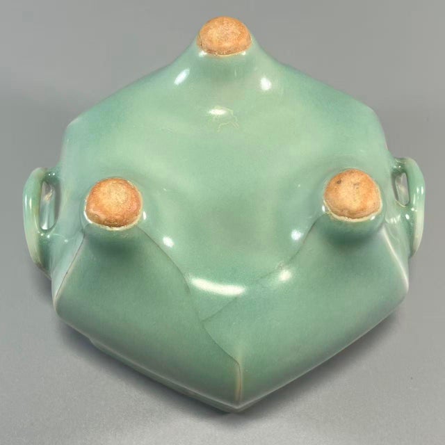 Longquan Celadon Hexagonal Censer, Chinese Ceramic Incense Burner For Sale - Image 4 of 5