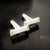 1990s Pair of Tiffany & Co Cufflinks 18k Gold Sterling Silver Estate For Sale - Image 9 of 11