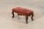 Wood 19th Century Queen Anne English Walnut Stool, 1870 For Sale - Image 7 of 15