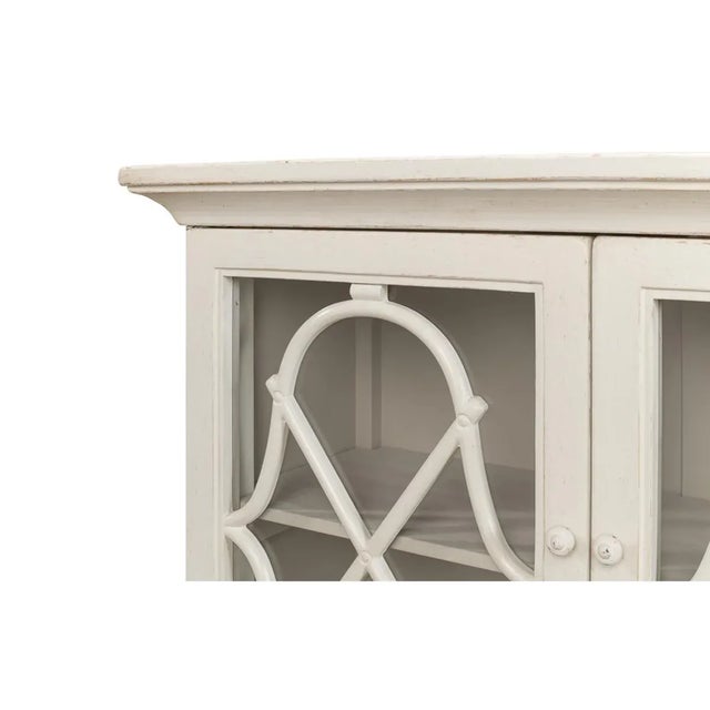 White French Antique White Buffet For Sale - Image 8 of 10