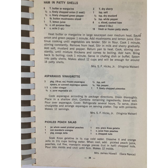 Furniture City Feasts / a Vintage Cookbook For Sale In Nashville - Image 6 of 17