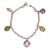 Bochic “Capri” Amethyst, Citrin & Peridot Bracelet or Anklet Set in 18k Gold & Silver For Sale