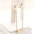 Akoya Pearl Earrings 14k Yellow Gold Certified For Sale - Image 10 of 16