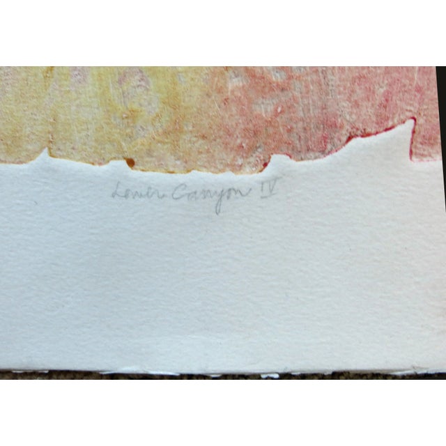 Modern Janet Jones, Lower Canyon IV, Circa 1980 For Sale - Image 3 of 7