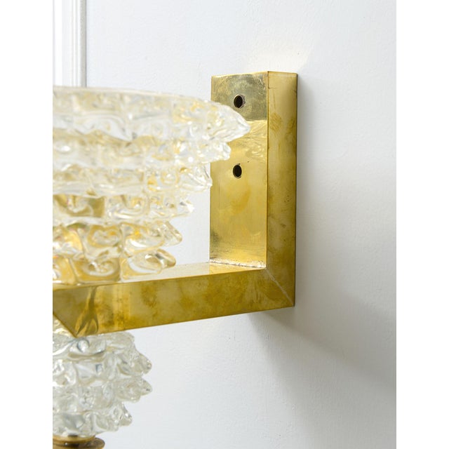 Not Yet Made - Made To Order Contemporary Pair of Murano Rostrato Glass Sconces - Manner of Barovier Toso For Sale - Image 5 of 10