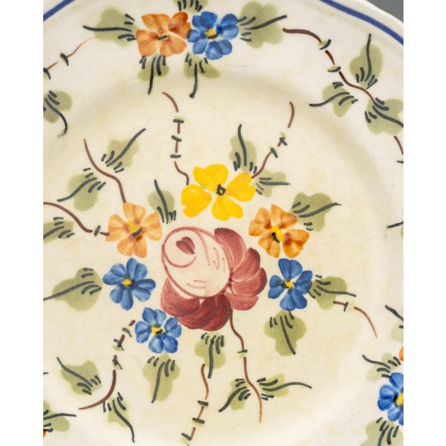 Ceramic French Longchamp "Nemours" Ceramic Partial Dinner Service Set For Sale - Image 7 of 18