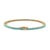 Modern Dainty Turquoise 3.11ct Gemstone Tennis Bracelet in 14k Solid Gold For Sale - Image 9 of 15