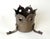 Hand-Hammered Brass Ceiling Light, 1960s For Sale - Image 6 of 18