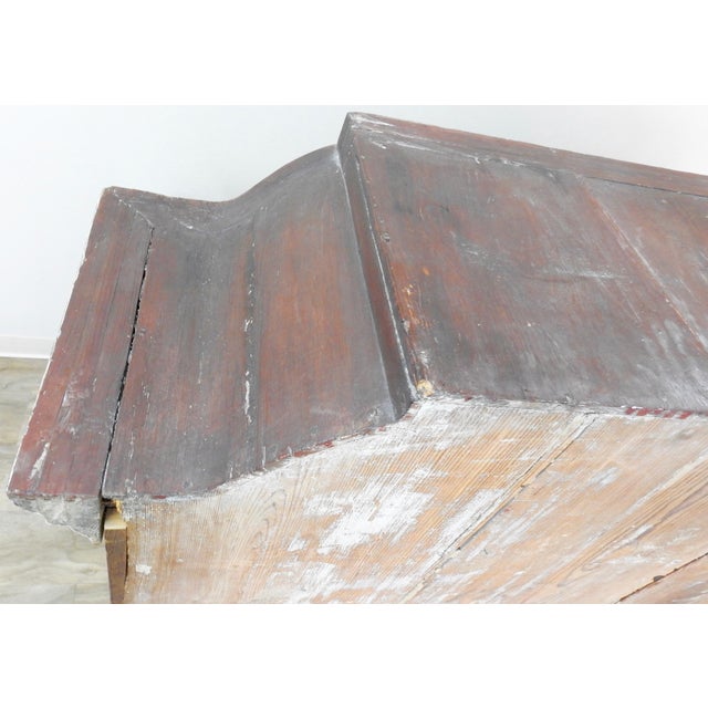 Wood Late 18th Century Scandinavian Painted Wardrobe For Sale - Image 7 of 13