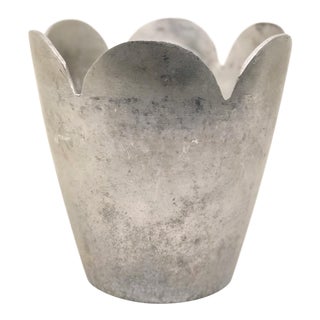 1950s Zinc Flower Pot For Sale