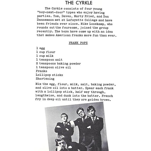 1960s "Singers & Swingers in the Kitchen: The Scene-Makers Cook Book" 1967 Ashley, Roberta For Sale - Image 5 of 12