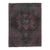 Vintage Purple Turkish Small 3x3 Rug - Handwoven Boho Carpet For Sale