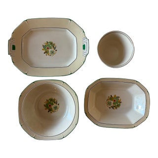 1930s Art England Moderne Serving Dishes by Baker & Co - Set of 4 For Sale
