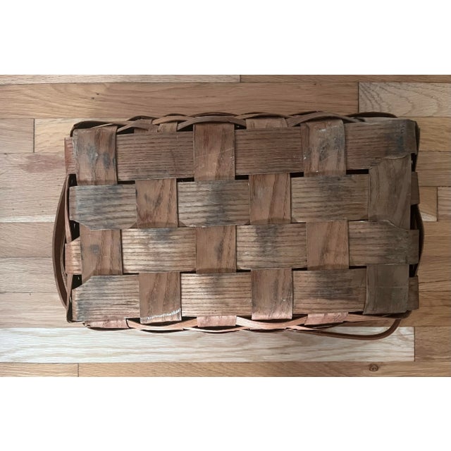 Vintage Basketville Picnic Basket Made in Putney Vermont For Sale - Image 10 of 12