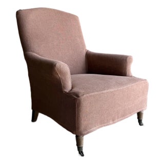 Slip Cover Only for Alma Accent Chair in Color Havane For Sale