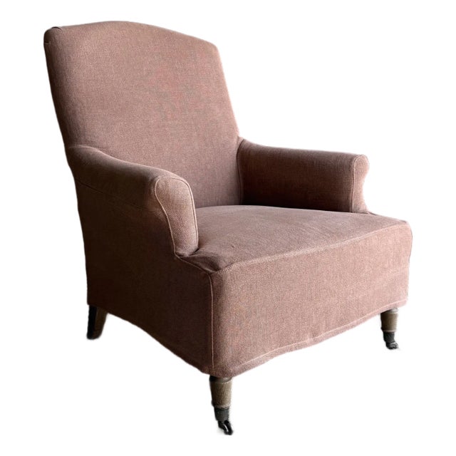 Slip Cover Only for Alma Accent Chair in Color Havane For Sale