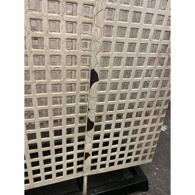 Black Umbrella Stand with Geometric Structure attributed to Josef Hoffmann For Sale - Image 8 of 16