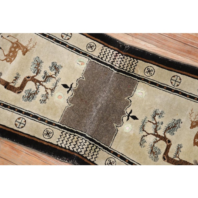 Early 20th Century Chinese Horsecover Textile Rug For Sale - Image 14 of 18