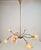 Vintage Flex Pendant Light with Eight Arms in Brass and Acrylic, 1970 For Sale - Image 6 of 15