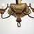 Lacquered Wood Chandelier, 1970s For Sale - Image 11 of 12