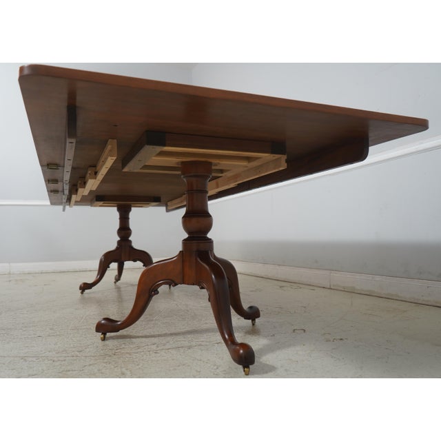 Larry Crossman Bench Made Mahogany Dining Room Table For Sale In Philadelphia - Image 6 of 18