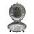 Vintage Oversized Silverplate Hinged Scallop Shell Buffet Server For Sale