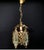 1960s Vintage Chandelier Solid Brass Floral Figures From 1969s For Sale - Image 5 of 9
