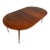 Rare Mid-Century Modern Extension Dining Table in Walnut W/ 2 Leaves Attributed to Singer and Sons, Usa, C. 1960's For Sale