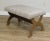 Vintage Weathered Steel X Base Bench With Horse For Sale In Philadelphia - Image 6 of 13