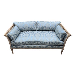 Late 20th Century Hollywood Regency / Neoclassical Style Sofa by TRS Furniture, Inc. For Sale