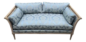 Late 20th Century Hollywood Regency / Neoclassical Style Sofa by TRS Furniture, Inc.