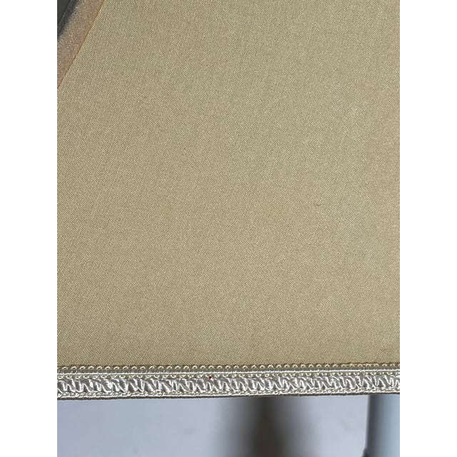 1970s Vintage Cream Domed Lamp Shade For Sale - Image 5 of 5