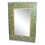 America Tiling & Tessellated Glass Hues of Green & Gold Rectangle Wall Mirror For Sale