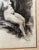 1940s Vintage Frederick William Weber Mixed Media Nude Still Realism Sketch Drawing For Sale - Image 5 of 11
