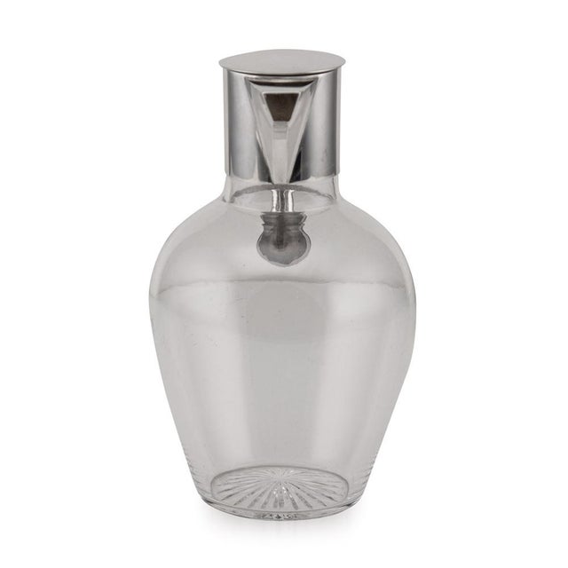 20th Century Edwardian Solid Silver & Glass Claret Jug, London, 1902 For Sale - Image 3 of 12