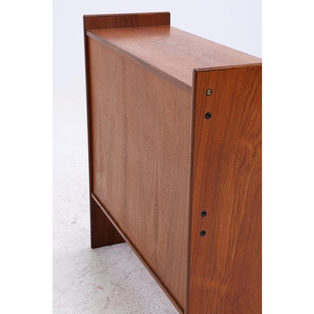 Vintage Teak Chest of Drawers with Sliding Doors, 1960s For Sale - Image 11 of 14