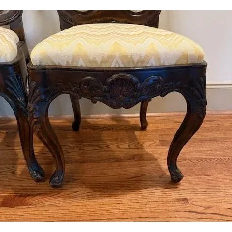 1980s Italian Rococo Style Dining Chairs - Set of 6 For Sale - Image 15 of 18